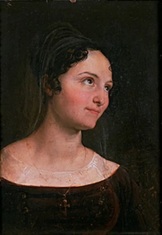 Ritratto di Carolina Zucchi in costume medioevale